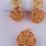 CLASSIC 012 Beautiful Bold Earrings and Pendant