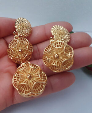 CLASSIC 012 Beautiful Bold Earrings and Pendant