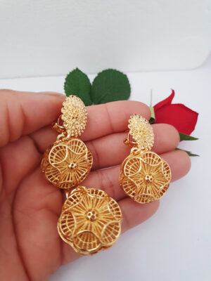 CLASSIC 012 Beautiful Bold Earrings and Pendant