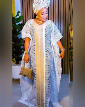 White Kess Kaftan