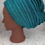 Shimmer with Glitter Pleats Turban 2
