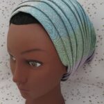 Shimmer with Glitter Pleats Turban 4