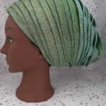 Shimmer with Glitter Pleats Turban 5