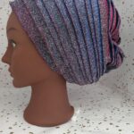 Shimmer with Glitter Pleats Turban 6
